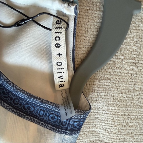 New Without Tags Alice + Olivia Wynell Mini Dress in Chateau - Picture 5 of 10